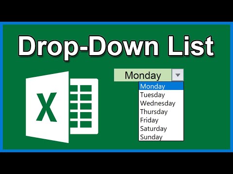 How to Create a Drop-Down List in Excel