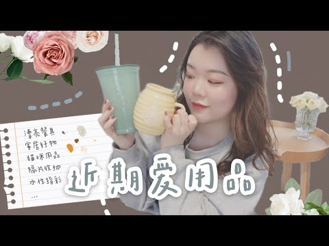 困困 ▸ 近期爱用！｜piu酿的餐具｜高颜值杯杯｜家居好物｜隔片收纳｜水性甲彩｜猫咪用品｜Recent Favourites Vol 6.