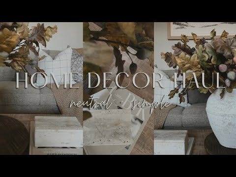 COLLECTIVE HOME DECOR HAUL + styling ideas