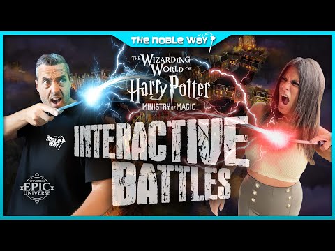 Epic Universe: Wand Battles, Visual Effects, & Interactive Attraction Coming to Ministry of Magic!