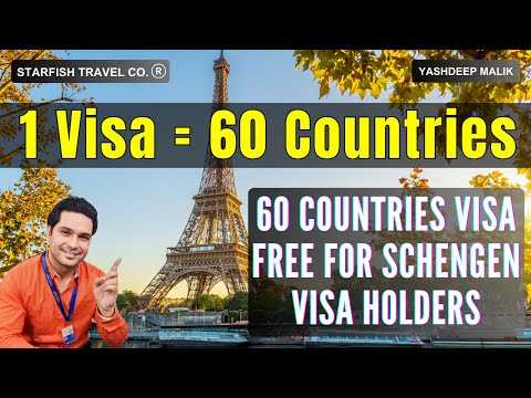 60 Visa Free Countries on Schengen Visa for India Citizens ( हिंदी में )