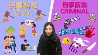 【法律半桶水】法庭審理民事案件同刑事案件有乜唔同？