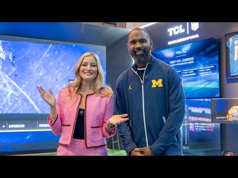 TCL at CES 2024: Where Tech Meets the NFL