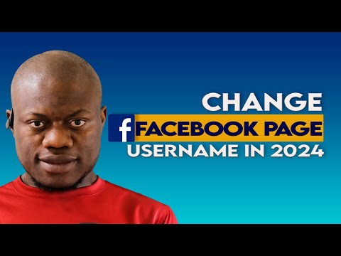 How to change Facebook page username in 2024:  Facebook URL link