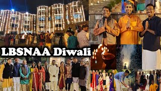 LBSNAA Diwali = Team Work + Rangoli + Diyas + Eco-Crackers + DJ Dance