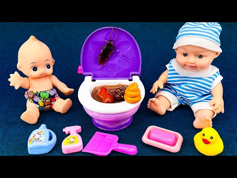 [72 minute video] EWW~~ SO MUCH POOP!! BABY DOLL POOP TOY 💩 Toy Unboxing ASMR