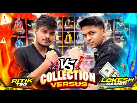 Lokesh Gamer Vs Two Side Gamers  Collection Battle Who Will Win 🏆 Garena Free Fire