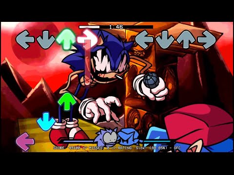 [FNF] OFFICIAL TRICKERY v3 - Vs. Sonic.EXE Unnamed Satanos Mod (Cancelled/Leaked Build)