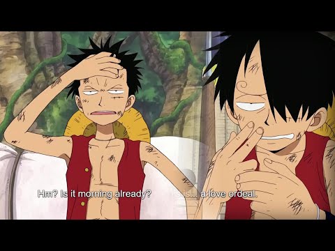 Luffy imitates Zoro and Sanji - One Piece funny moments