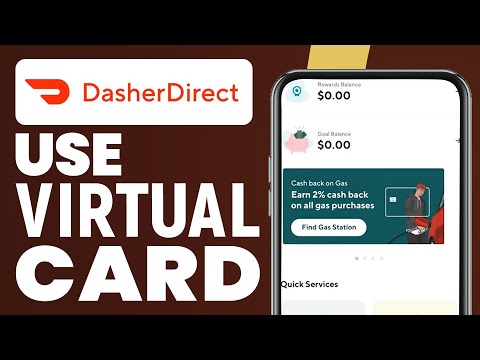 How To Use Dasher Direct Virtual Card In 2024 | Dasher Virtual Card Tutorial