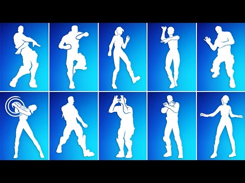 Most Iconic Fortnite Dances & Emotes! (Scenario, Popular Vibe, Orange Justice, Get Griddy, Domino)