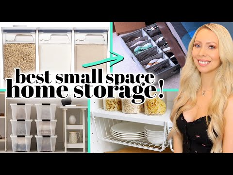 10 Clever Small Space Storage Ideas! Home Organization Hacks