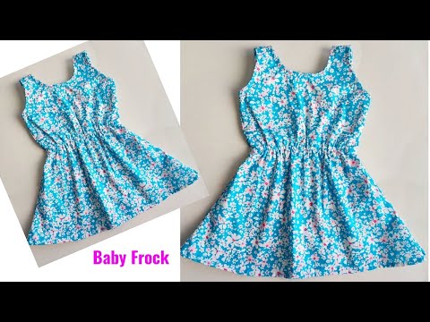 Very Easy A-Line Baby Frock Cutting and stitching for 2 -3 Year Baby | Baby Frock cutting