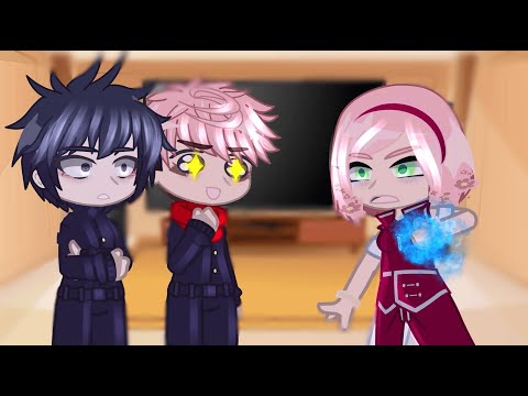 Jujutsu Kaisen Boys React To F!Y/N As Sakura Haruno || Gacha React