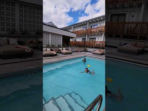 Moxy Banff Hotsprings#swimming #hotel#travel #canada 윤남매