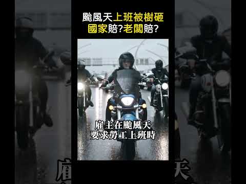 颱風天上班路上發生意外受傷，能找誰求補償？｜如梅律師 #颱風天 #颱風假 #職業災害 #勞工權益 #法律 #補償