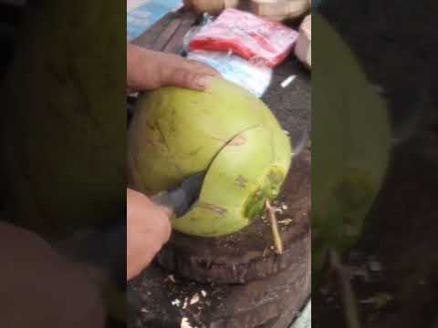 COCONUT CUTTING SKILLS (BEGINNERS) pH street food #satisfying #streetfood #youtubeshorts #gatchie