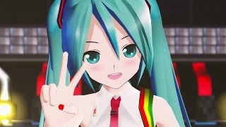 [Hatsune Miku idol anime PV] Blooming The Idol / Mitchie M [MMD]