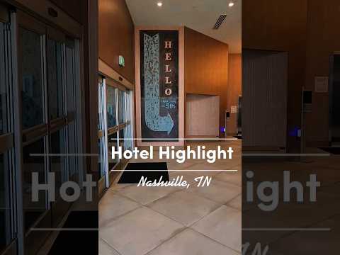 Marriott Hotel Nashville 🛎 Hotel Highlight #shorts #marriott #nashville