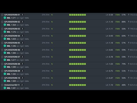 XelishashV2 GPU Hashrate TESTING! HiveOS Updated Miners