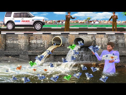 Diamond Thief Vs Police Comedy Video Hindi Kahani Hindi Moral Story Funny Police Thief Comedy Video