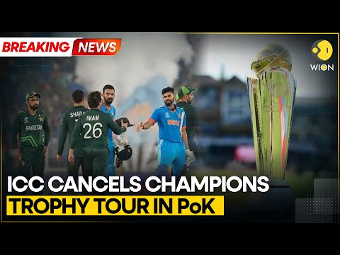 ICC Forces Cancellation Of Champions Trophy Tour In PoK | WION BREAKING