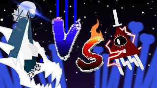 Error 404 Sans vs Bill Cipher but accurate