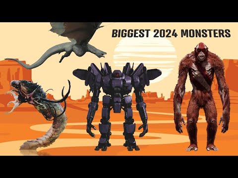 The Biggest Movie Monsters of 2024 Size Comparison