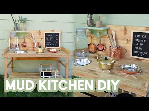 DIY Toddler Mud Kitchen | hot mess mom edition lol