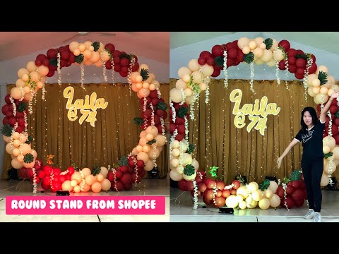 Round Stand Birthday Decoration | DIY Birthday Design