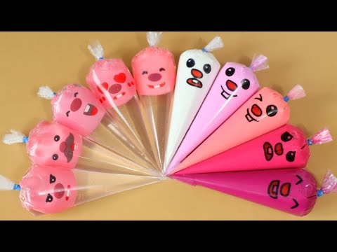 Making Slime with Piping Bags! Most Satisfying Slime Video★ASMR★#ASMR #PipingBags