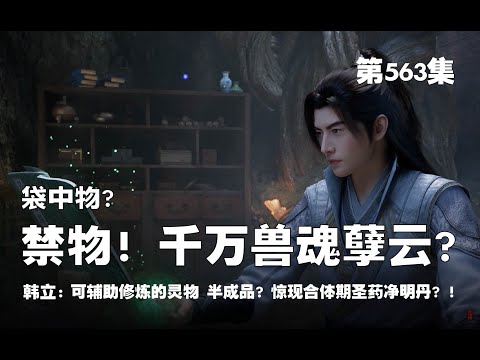 凡人修仙传 第563集 。袋中物？禁物！ 惊现千万兽魂孽云？！可辅助修炼的灵物 半成品？！ 惊现合体期圣药！净明丹！！【第1853~1855章】#ai #Ai有声小说