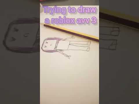 Trying to draw a roblox avv 3