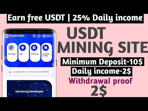 Usdt Mining Site | Usdt Earning App 2024 | Cloud mining Usdt Mining Site 2024 Usdt Earning Website