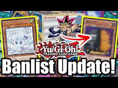 Yu-Gi-Oh! TCG Banlist Update! NEW MAXX C & Reprinted MAXX C!!!