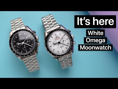 It's here: the White Dial Omega Speedmaster Moonwatch