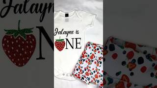 Come Make A Strawberry First Birthday Outfit 🍓💕  #birthdayoutfit #toddleroutfits #foryou #fashion