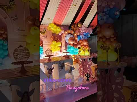 butterfly theme  balloon decoration in bangalore|Balloons Avenue|8143443344|balloon decoration|