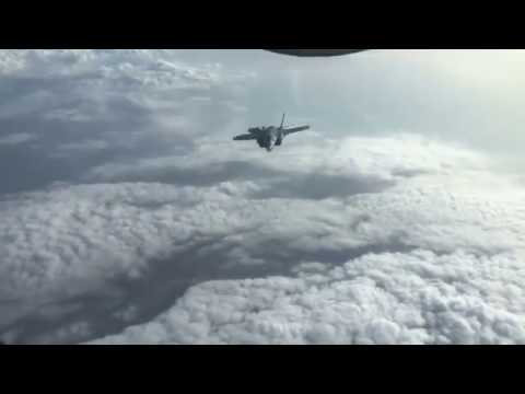 F-35 seen from KC-135 viewpoint