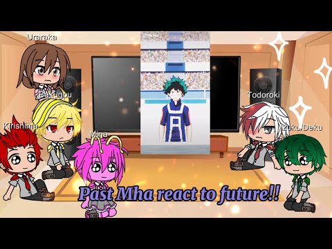 Past Mha react to future (None of the tiktok or music is mine)Ships in description