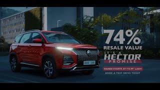 Resale Value of 74%* After 3 Years* | It’s a Hector Promise