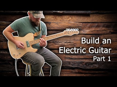 I Built My Own Electric Guitar - Part 1 - FREE TEMPLATES