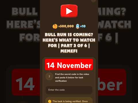 BULL RUN IS COMING? HERE'S WHAT TO WATCH FOR | PART 3 OF 6 | MEMEFI