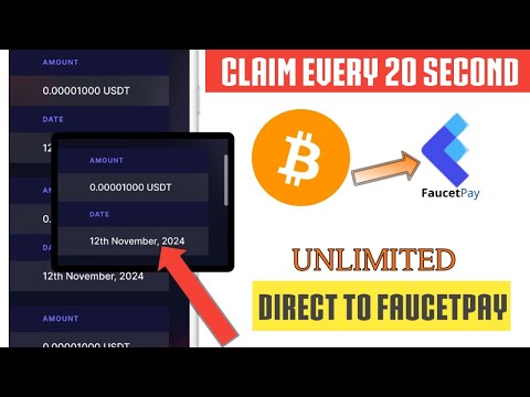 Claim Free Faucet Every 20 Second Directly To Your Faucetpay Account