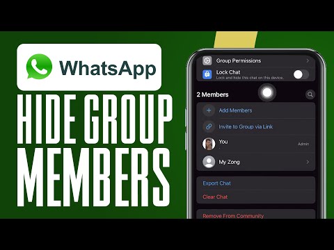 How To Hide WhatsApp Group Members In Chat | Quick Tutorial 2024