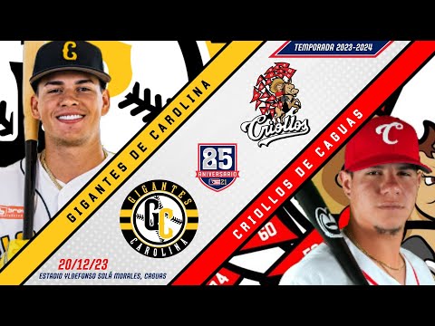 🎥Liga de Béisbol Profesional Roberto Clemente🇵🇷: Gigantes de Carolina 🆚 Criollos de Caguas⚾️