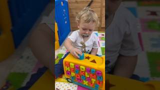 Aiden knows letters #parenting #parentingvlog #shorts