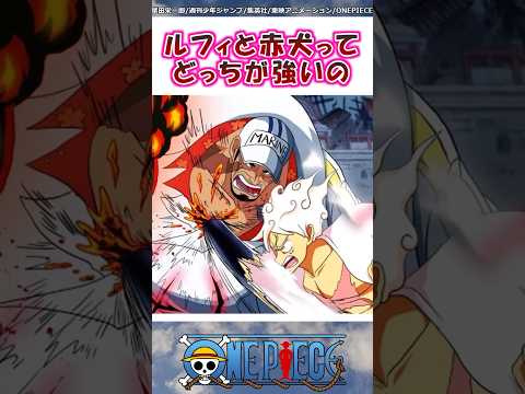 ルフィと赤犬ってどっちが強いと思う？【ワンピース】#shorts #onepiece