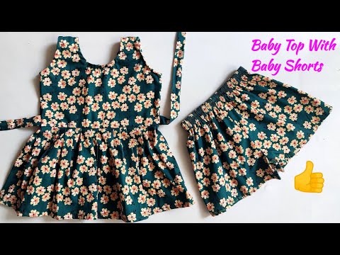 Baby Top with Shorts Cutting and Stitching Very Easy | Baby Top | Baby Shorts