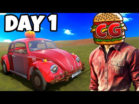 Surviving 100 Days with My Rusty Car in the NEW UPDATE in The Long Drive!